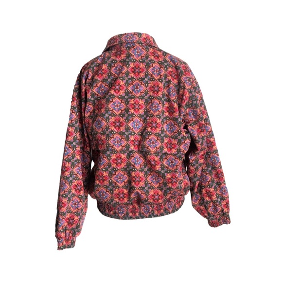 Ellesse Pink Full Zip-Up Collared Bomber Long Sleeve Jacket - Picture 2 of 8